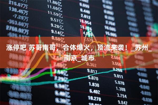 涨停吧 苏哥南哥，合体爆火，顶流来袭！_苏州_南京_城市