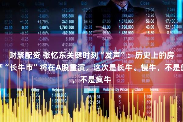 财聚配资 张忆东关键时刻“发声”：历史上的房地产“长牛市”将在A股重演，这次是长牛、慢牛，不是疯牛
